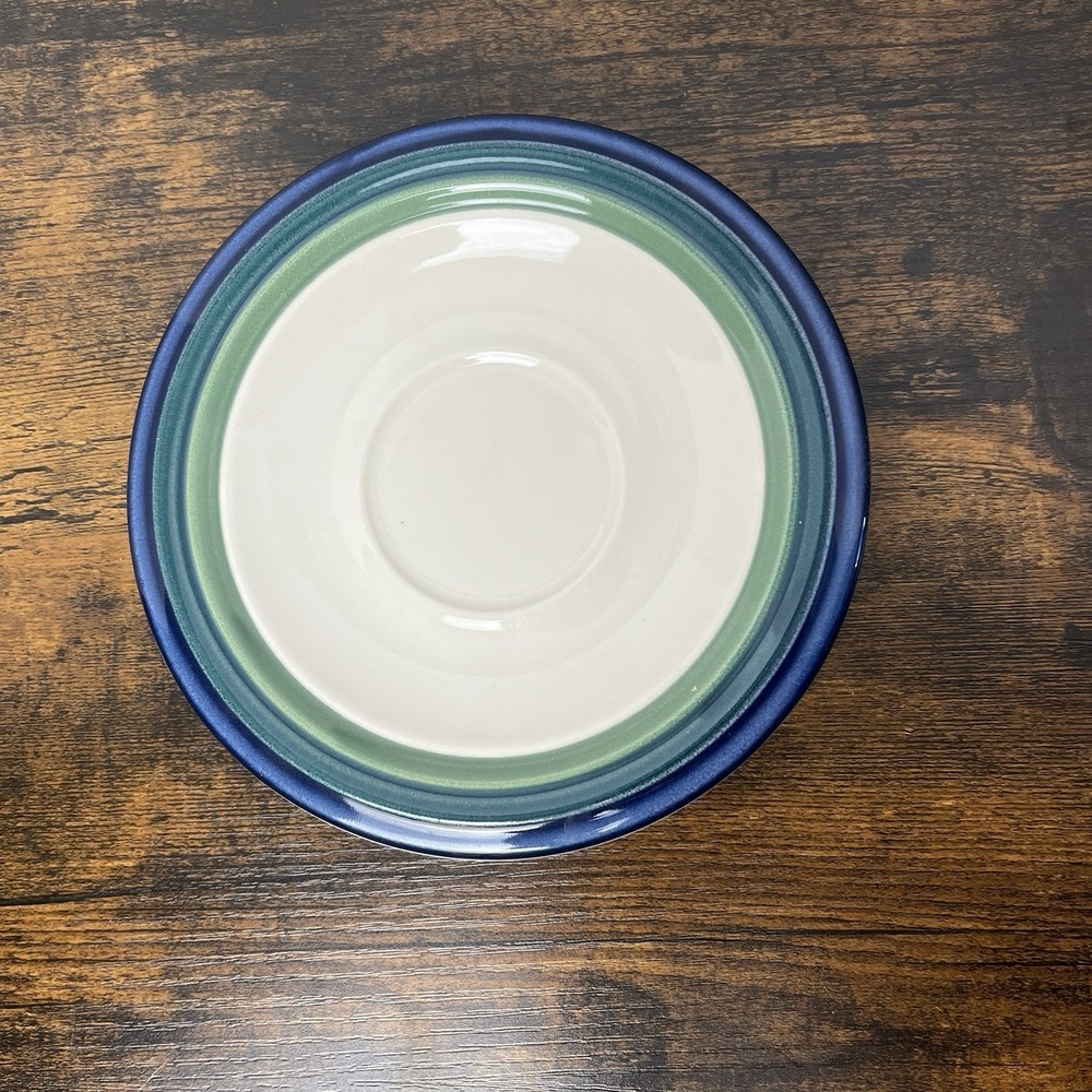 Pfaltzgraff Ocean Breeze Saucer 6.75" Coffee Tea Green‎ Teal Blue Replacement
